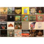 A collection of Folk Rock LPs