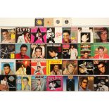 Elvis Presley LPs and 7" Singles