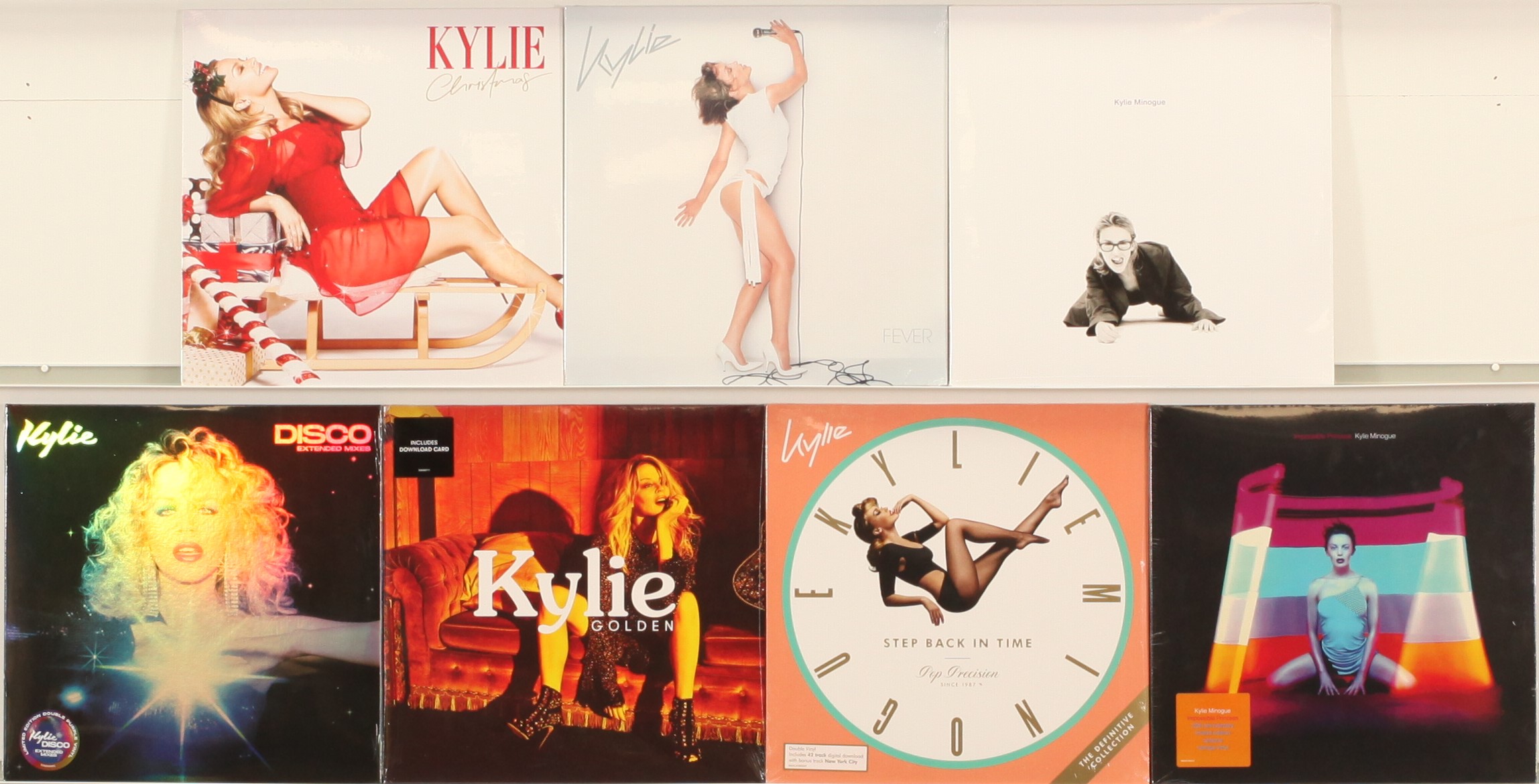 A Collection of Recent Issue Kylie Minogue LPs to include (1) Disco [Extended Mixes] (2021 USA & ...
