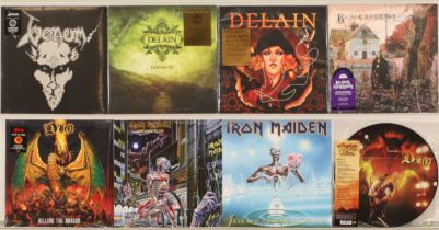 A collection of Recent Issue Heavy Metal LPs and 12" to include (1) Dio & Friends - Stand Up And ...