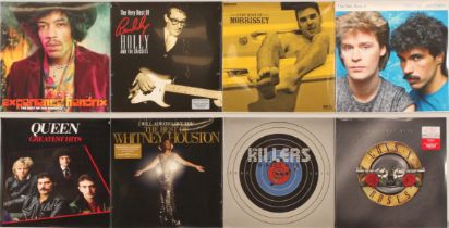 A collection of Recent Issue Pop and Rock Compilation LPs to include (1) Queen - Greatest Hits (2...