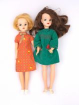Pedigree Sindy vintage pair of dolls, 1968