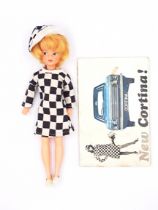 Pedigree Sindy vintage Mamselle Miss Cortina doll, 1967