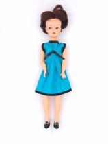 Pedigree Sindy vintage Mamselle Blue Beat doll, 1967