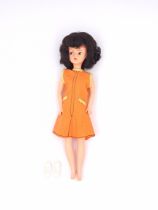 Pedigree mini Sindy vintage Mamselle Oranges and Lemons doll, 1967
