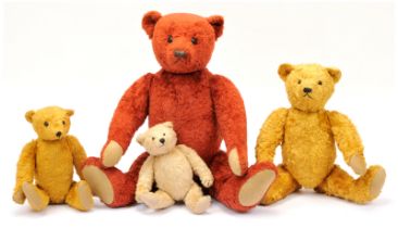 Naomi Laight artist designed teddy bears x four