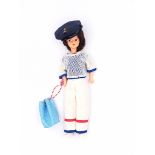 Pedigree mini Sindy vintage Mamselle All Aboard doll, 1967
