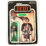 Palitoy Star Wars vintage Return of the Jedi Lando Skiff Guard 3 3/4" figure MOC