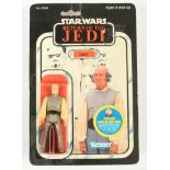 Kenner Star Wars vintage Return of the Jedi Lobot 3 3/4" figure MOC
