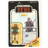 Kenner Star Wars vintage Return of the Jedi Weequay  3/4" figure MOC