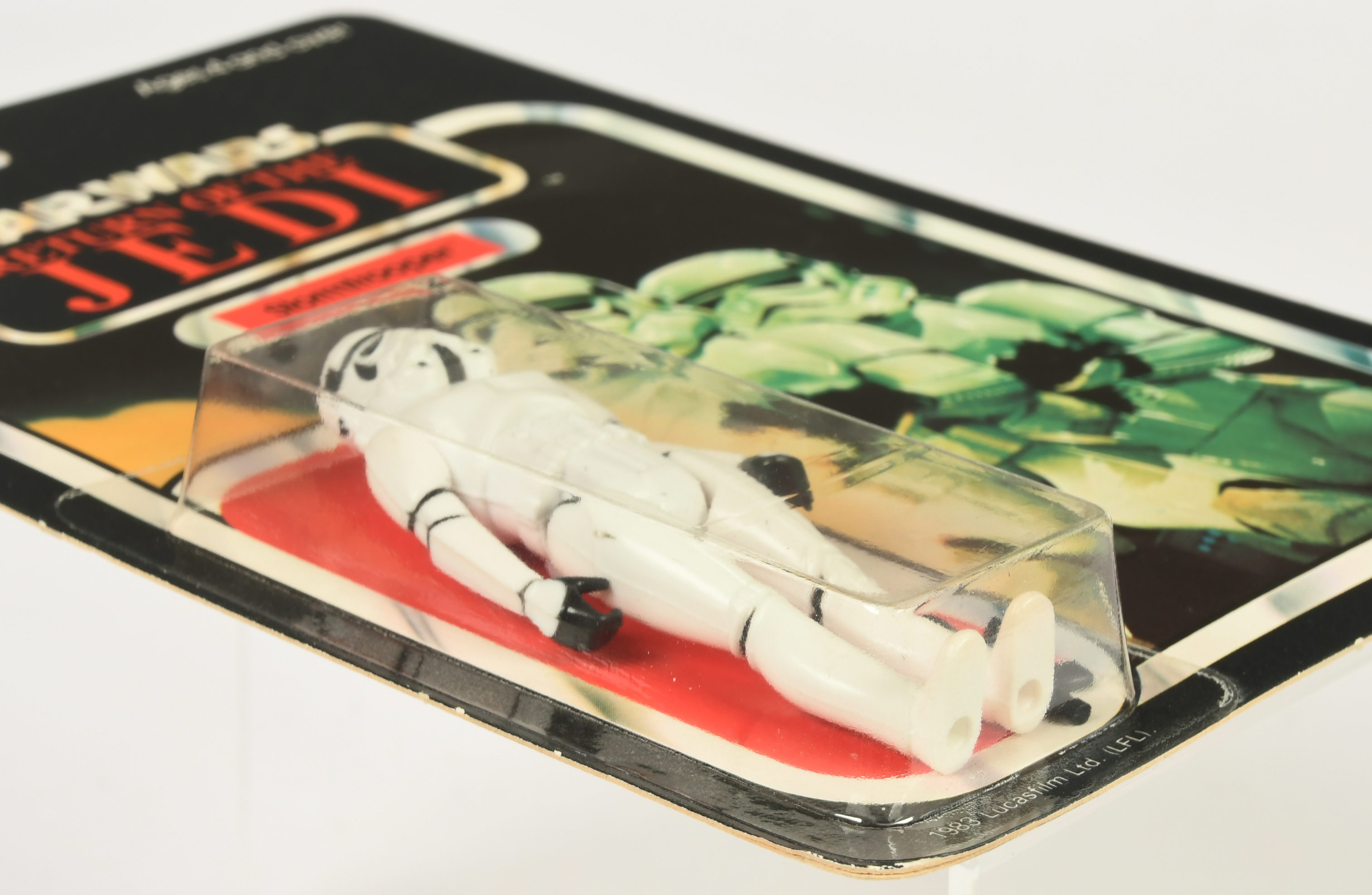 Palitoy Star Wars vintage Return of the Jedi Stormtrooper 3 3/4" figure MOC - Image 3 of 4