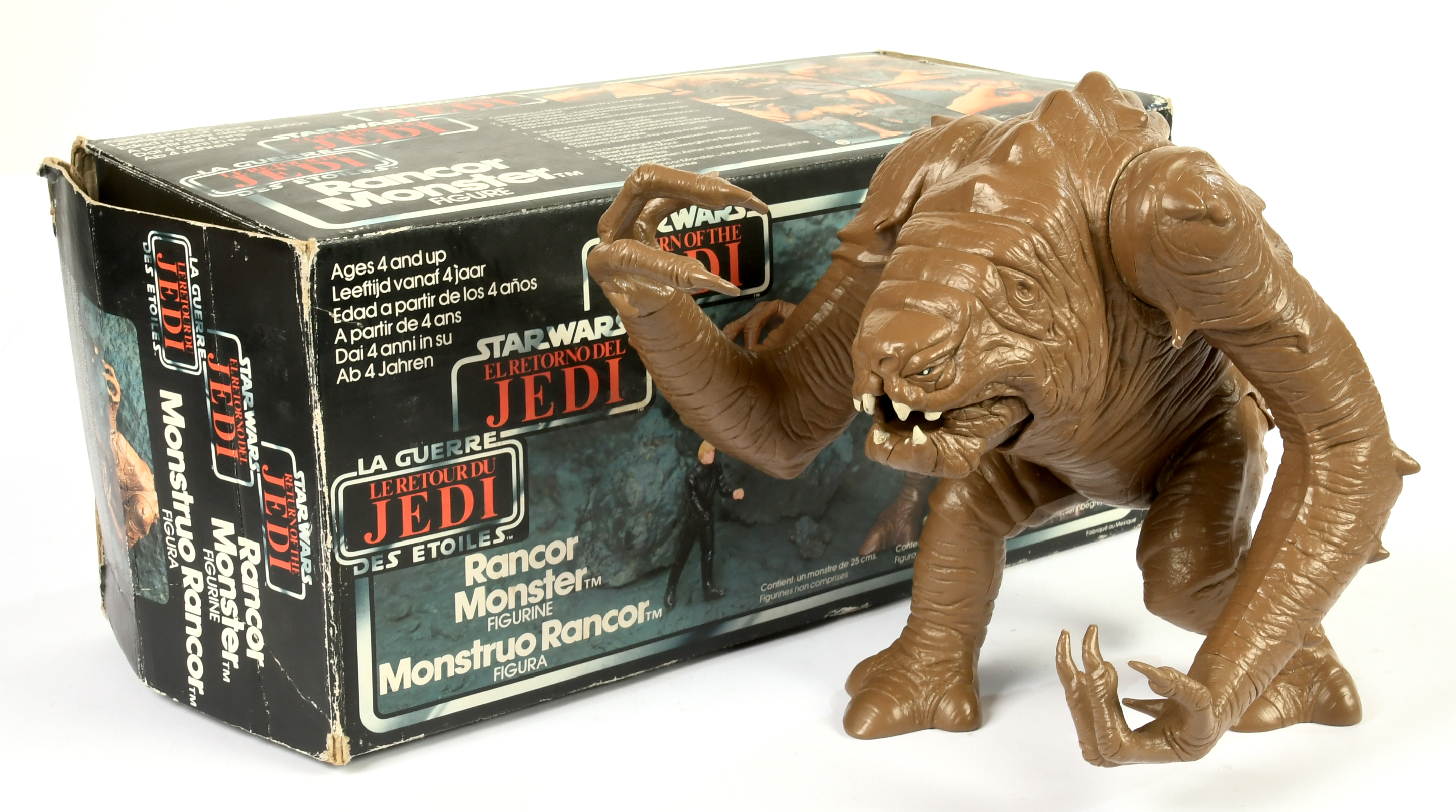 Palitoy Star Wars vintage Return of the Jedi Tri-logo Rancor Monster