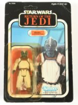 Kenner Star Wars vintage Return of the Jedi Klaatu Skiff guard 3 3/4" figure MOC