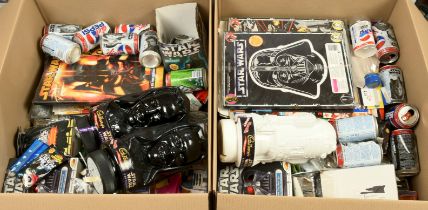 Large quantity of Star Wars related promotional food and drink packaging