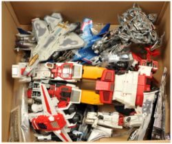 Quantity of loose Transformer figures and accessories