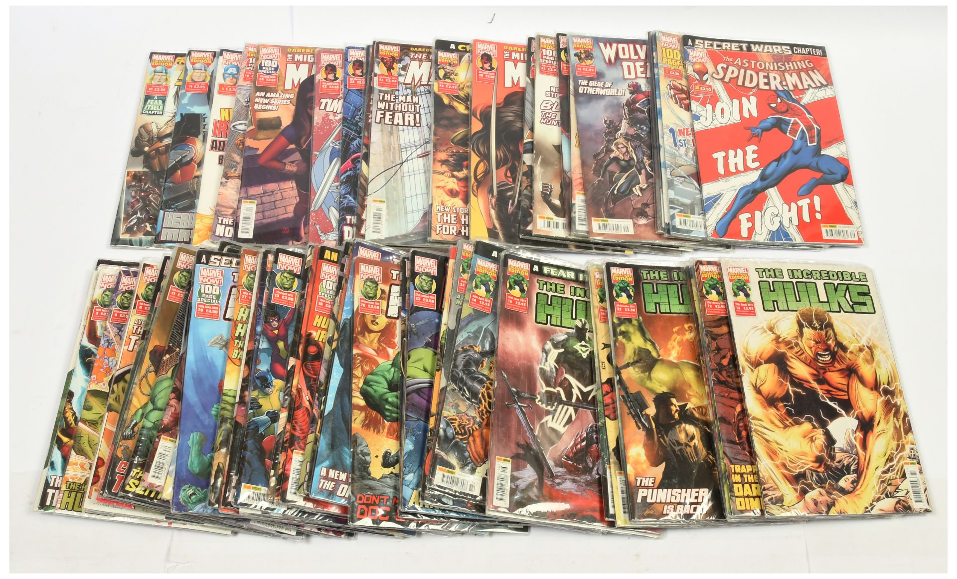 Quantity of modern DC and Marvel comics x 126