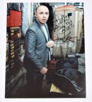 Karl Pilkington signed photo