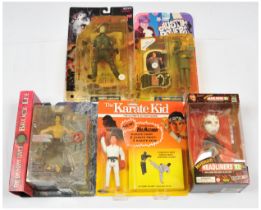 Quantity of various sealed action figures x Five