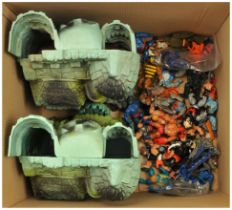 Quantity of Mattel Masters of the Universe Figures and Playsets