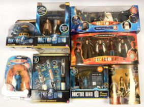 Quantity of Autographed Doctor Who Figures x seven