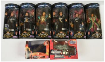 TV and Film related action figures and vehicles x 8