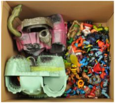 Quantity of Mattel Masters of the Universe Figures and Playsets