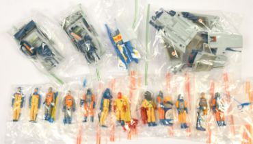 Large quantity of Palitoy Action Force vintage Q Force and Space Force3 3/4" figures and vehicles