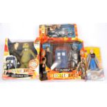 Character Doctor Who large scale figures and others x 4