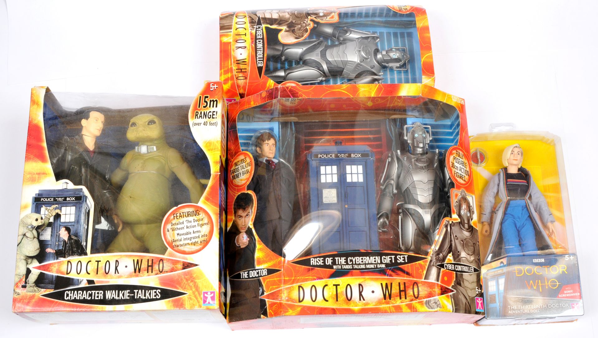 Character Doctor Who large scale figures and others x 4