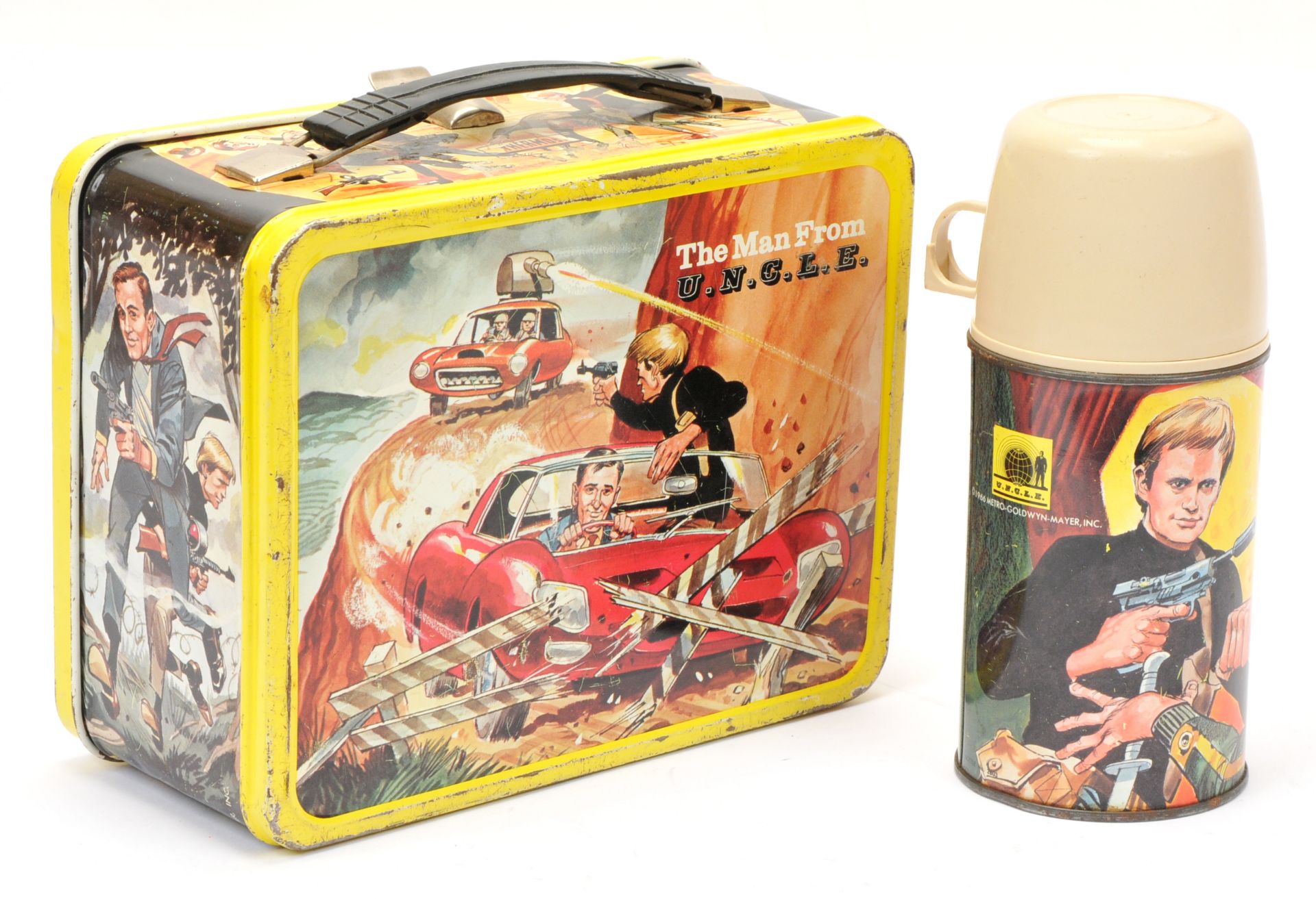 Thermos vintage The Man from U.N.CL.E metal lunchbox - Bild 2 aus 3