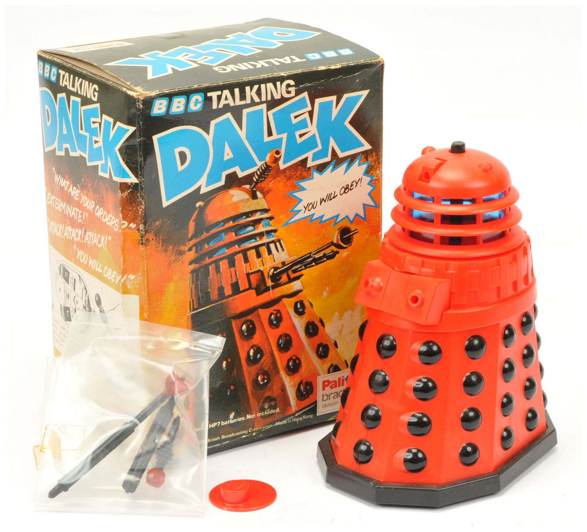 Palitoy Bradgate vintage Doctor Who Dalek figure (red/black)