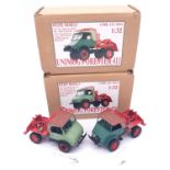 Wespe Models. A boxed pair of 1:32 scale resin Unimog