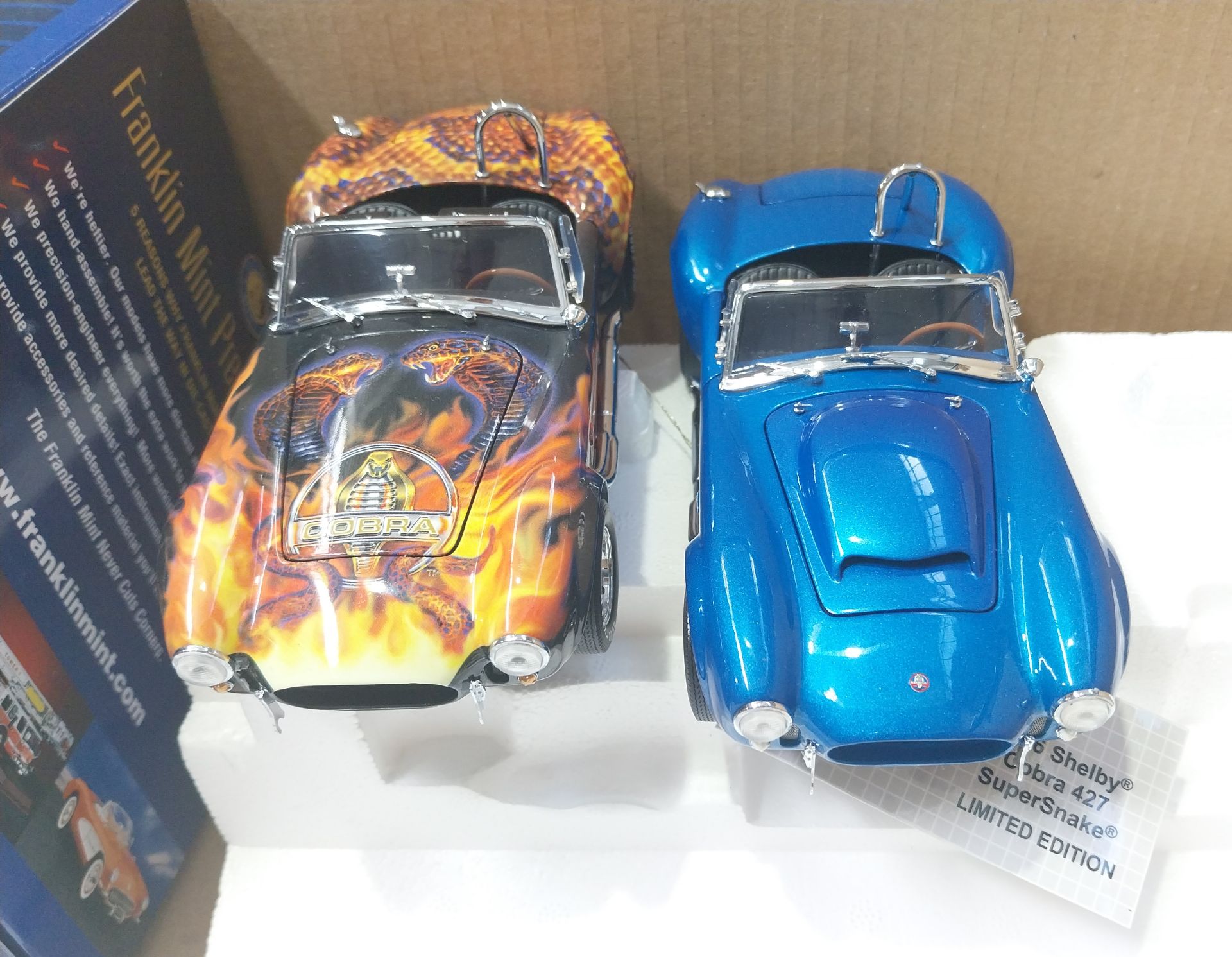 Franklin Mint, a pair of Shelby Cobra 427 “Supersnake” &  “King Of The Cobras” - Image 4 of 5