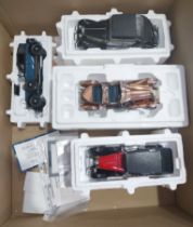 Franklin Mint, a partially boxed group of Classic vehicles