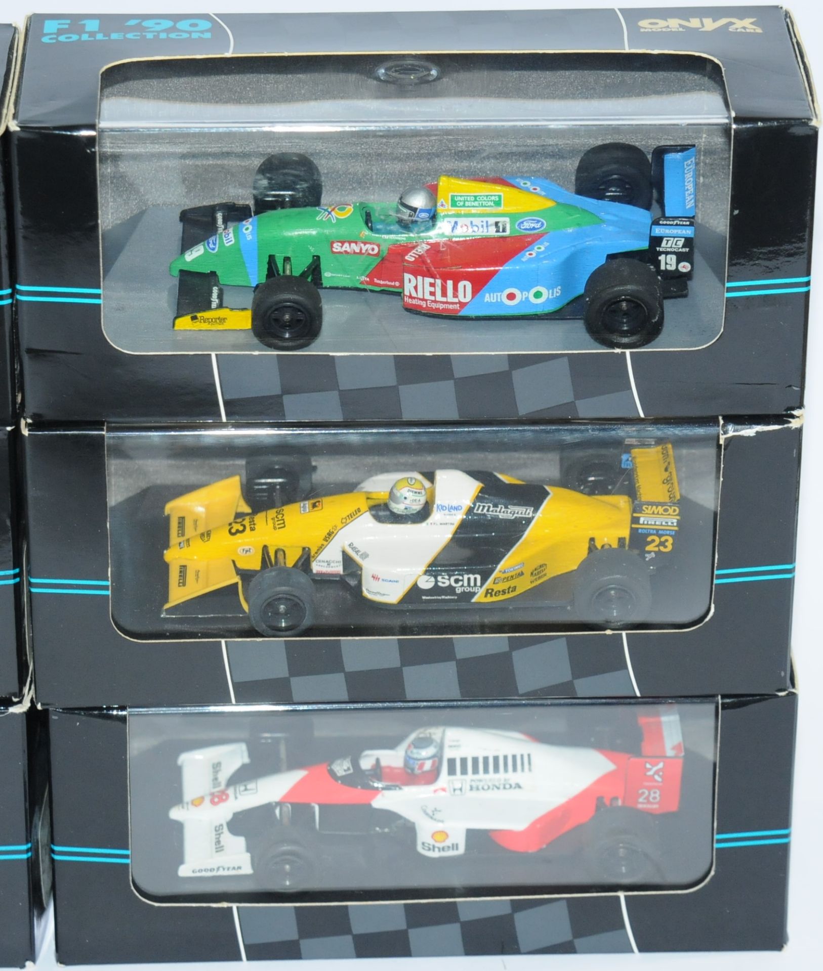 Onyx a boxed group of F1 1990 Collection Cars to include - Image 4 of 4