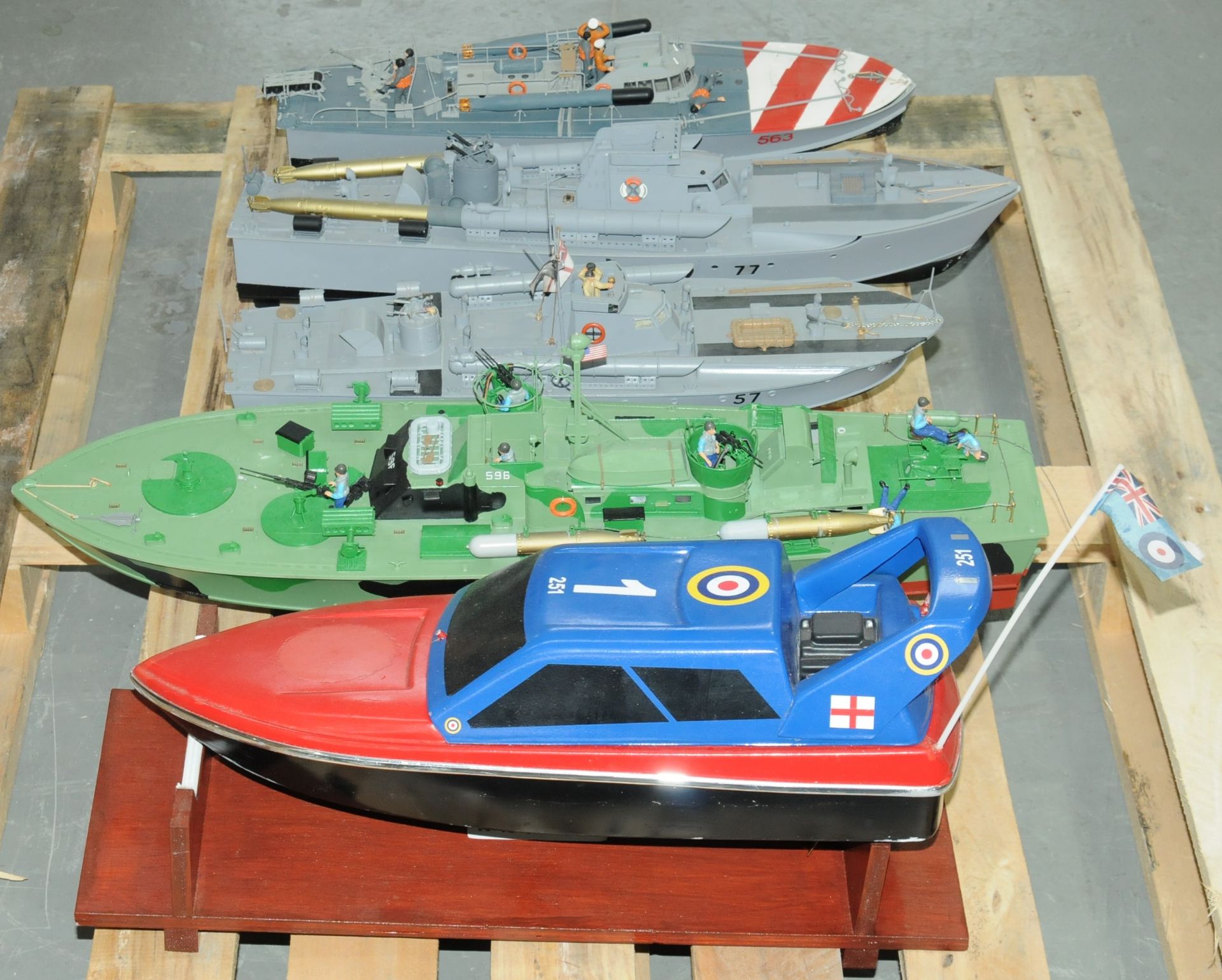 Italeri & Similar a group of boats with motorized engines  - Image 3 of 4