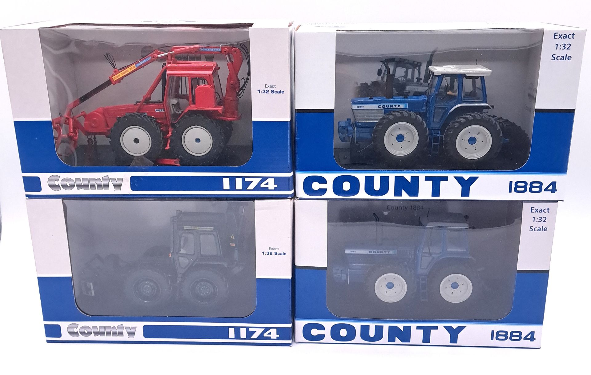 Universal Hobbies (County Series) boxed 1:32 scale Tractor group