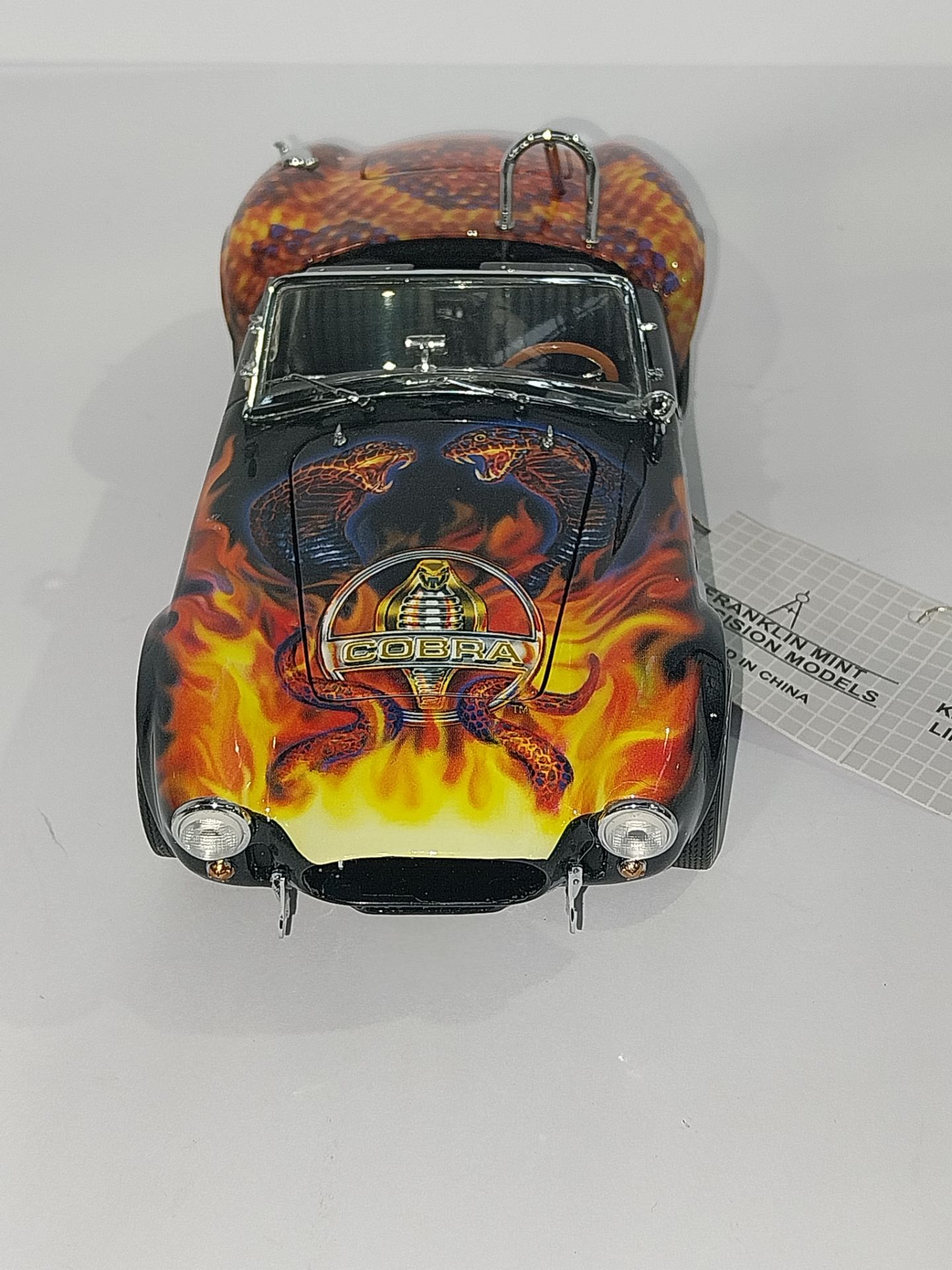 Franklin Mint, a boxed 1:24 Shelby “King Of The Cobras” - Image 5 of 5