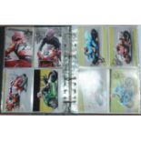 A large qty of British Superbike signed photos to include
