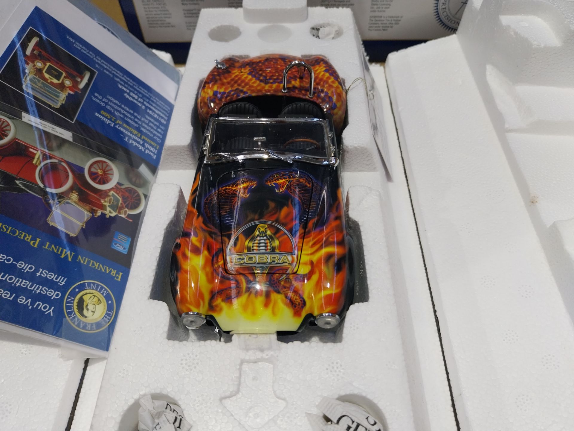 Franklin Mint, a boxed Shelby “King Of The Cobras” - Image 2 of 4
