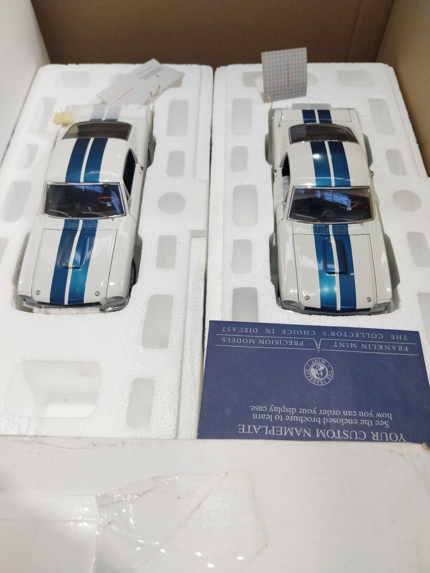 Franklin Mint, a boxed pair of 1:24 scale American 1965 Shelby GT350 models - Image 5 of 5