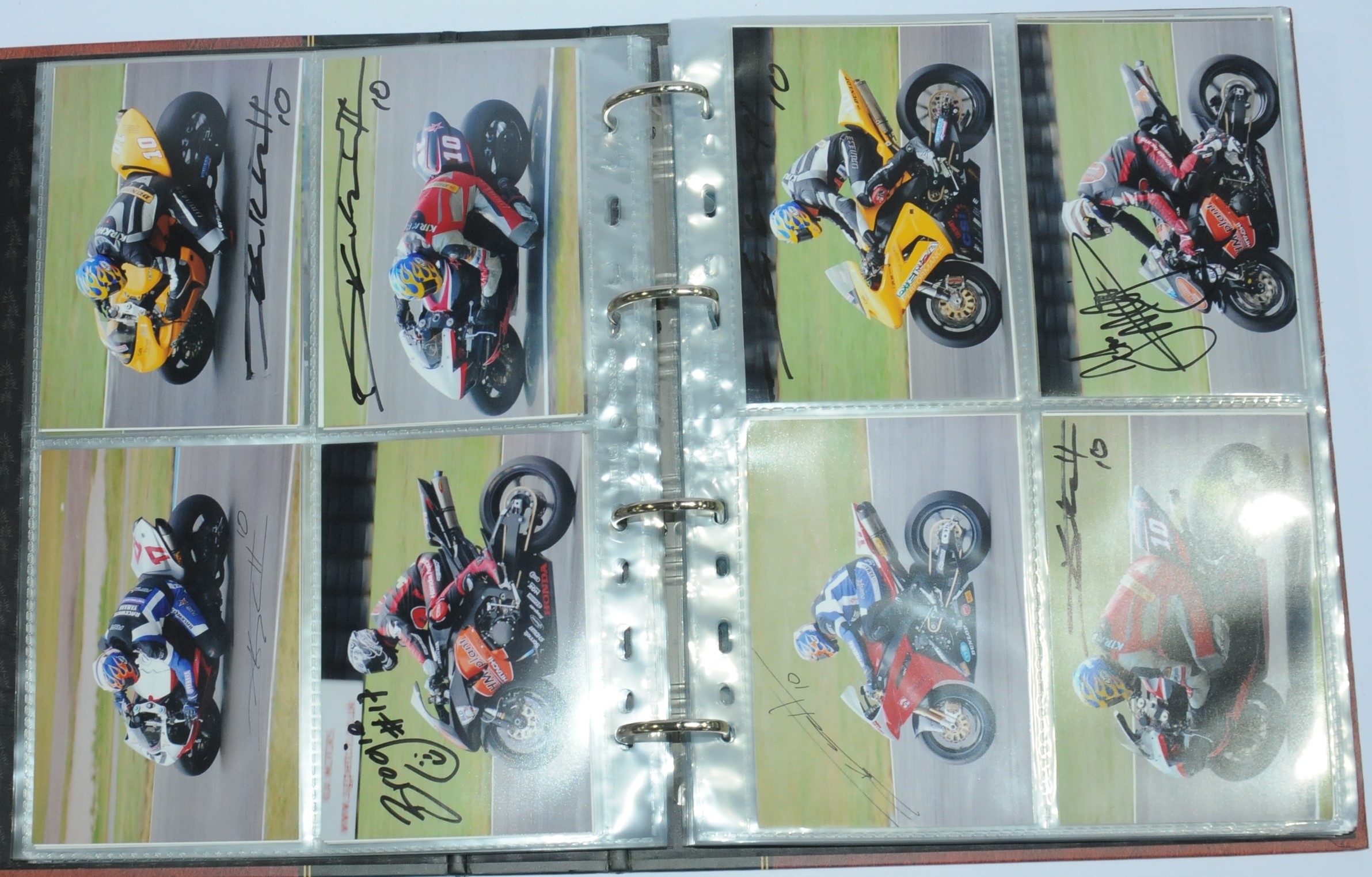 A large qty of British Superbike signed photos to include - Image 2 of 2