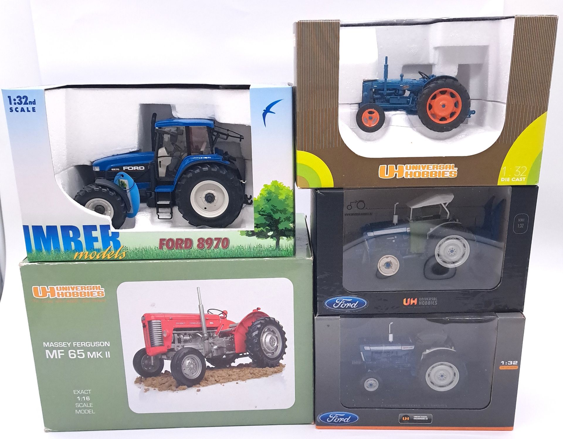 Universal Hobbies & Imber Models  boxed Tractor group