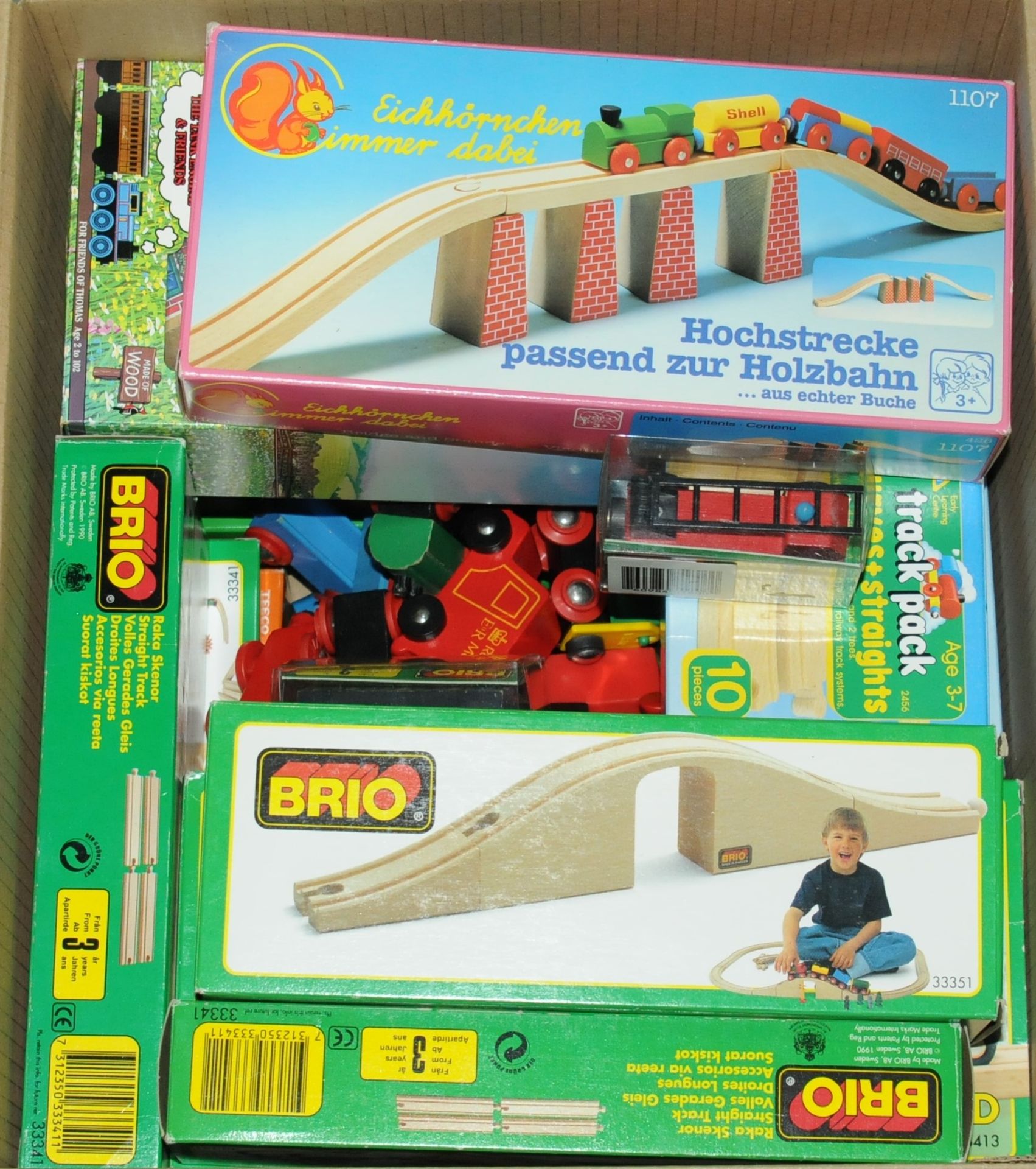 Brio & Similar a boxed and unboxed group to include 