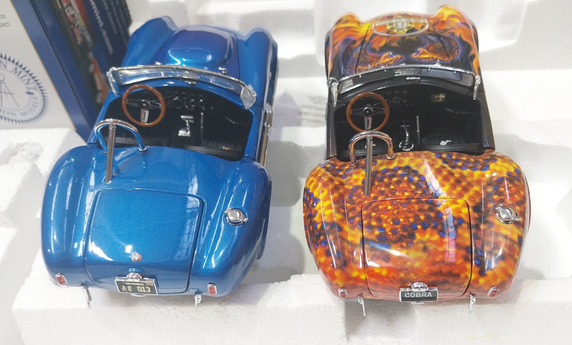 Franklin Mint, a pair of Shelby Cobra 427 “Supersnake” &  “King Of The Cobras” - Image 2 of 5