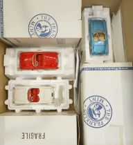 Franklin Mint, a boxed group of 1:24 scale Corvette Models