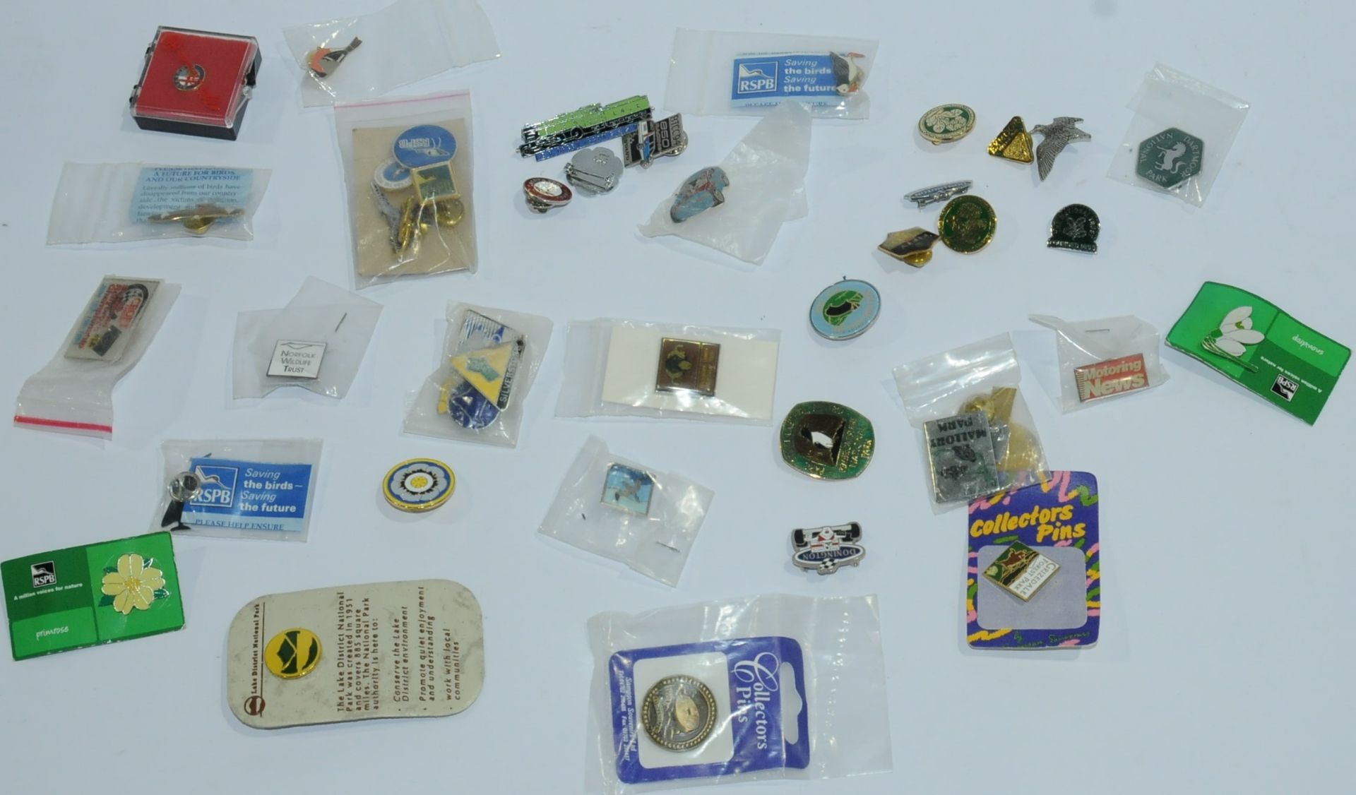 A small qty of pin badges