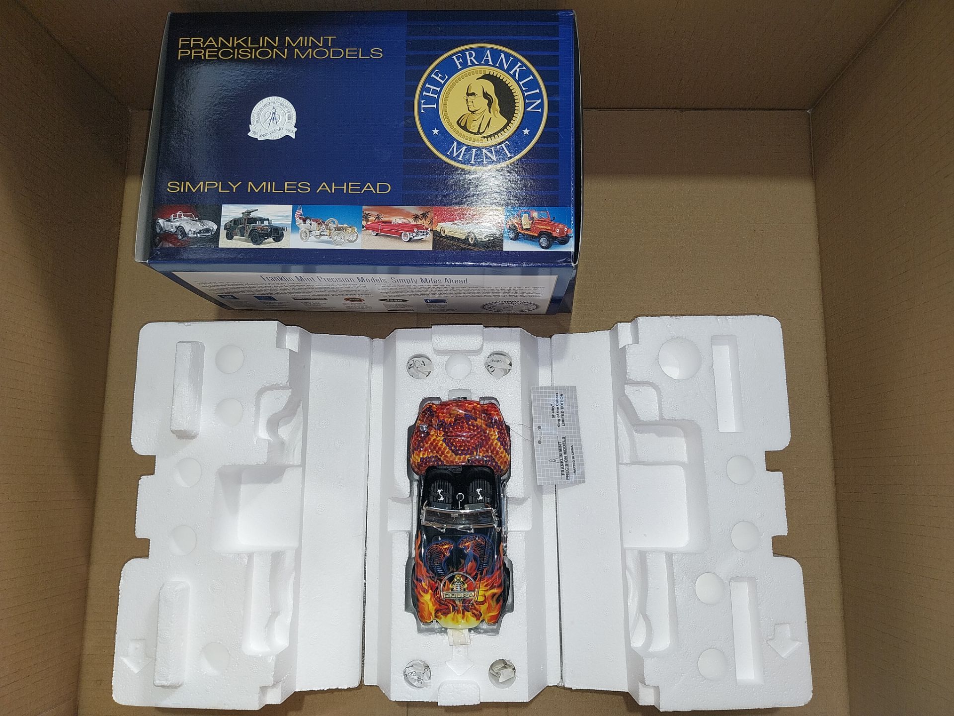 Franklin Mint, a boxed 1:24 Shelby “King Of The Cobras”