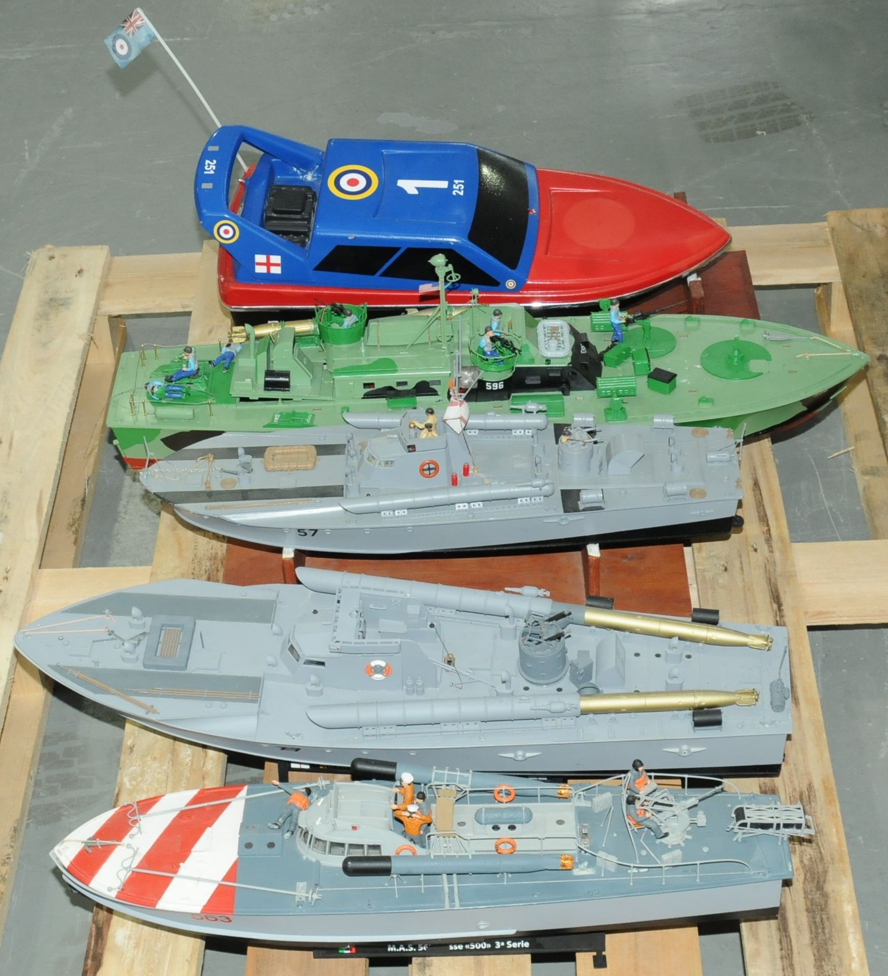 Italeri & Similar a group of boats with motorized engines  - Image 2 of 4