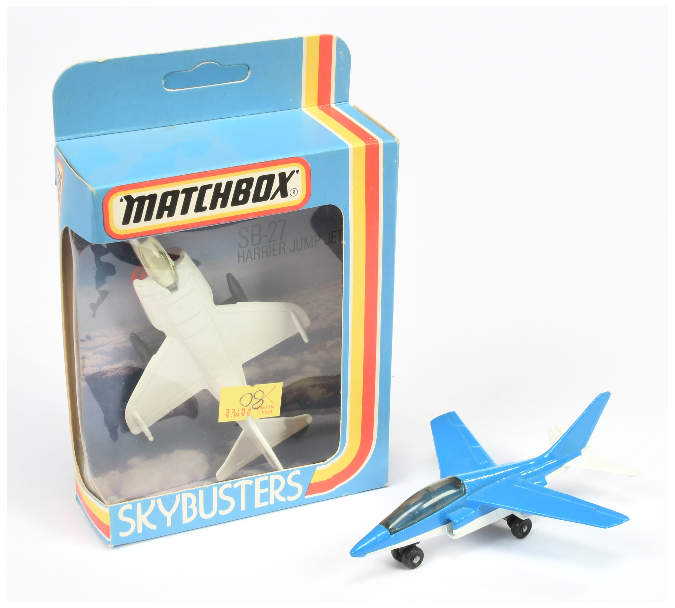 Matchbox Skybusters pair of Colour Trial Aircraft